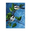 Trademark Fine Art Sher Sester 'Chickadees' Canvas Art, 35x47 ALI20853-C3547GG
